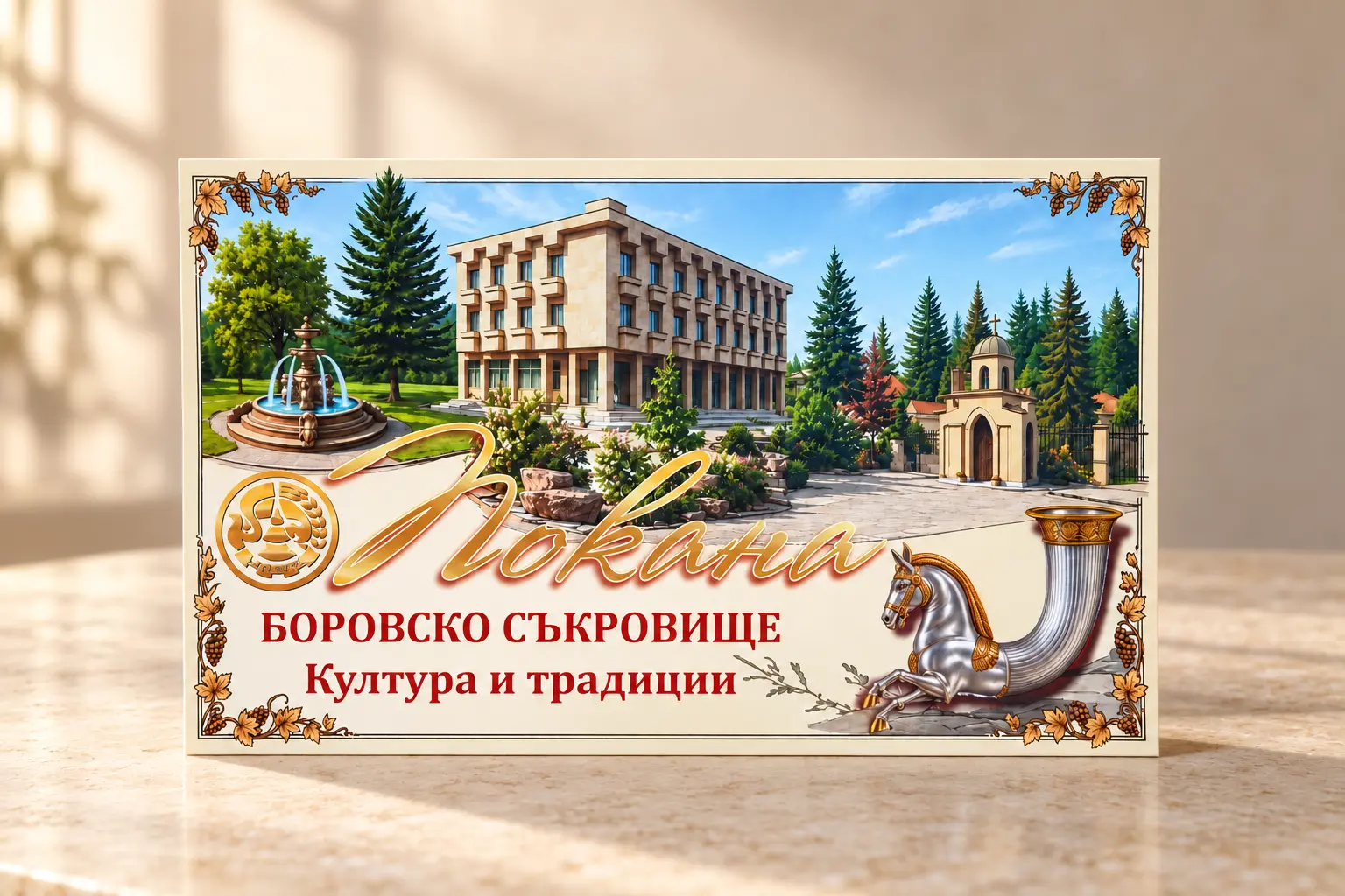 Печатни материали &mdash; покана Борово